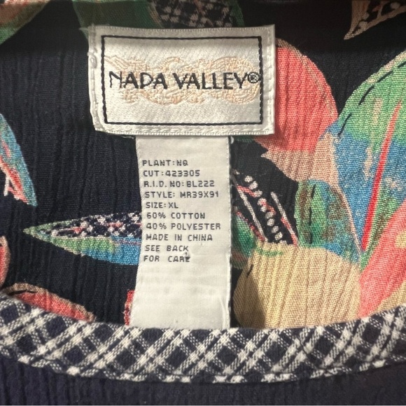 Vtg NAPA VALLEY Embroidered Jumper Womens XL Maxi Dress Sleeveless Cottagecore - Picture 6 of 15